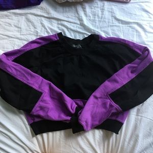 90s Panel Cropped Sweater